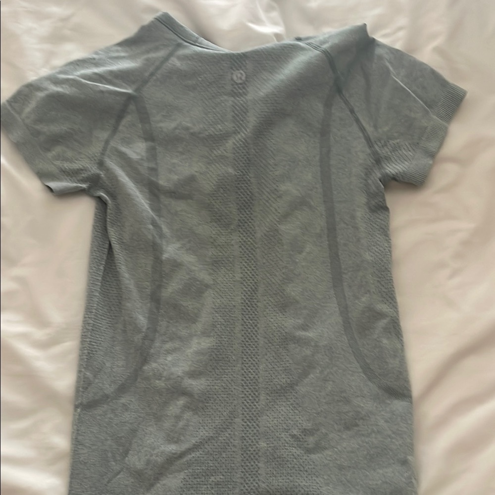 Gray Short Sleeve Athletic Top lululemon